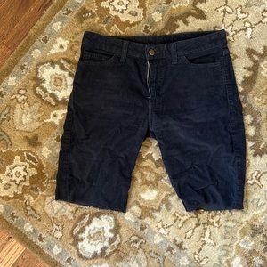 American Apparel sz 27 corduroy long shorts